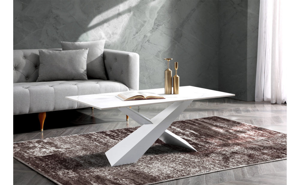Rubi 6046 Coffee Table White by ESF